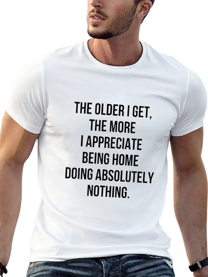 Funny Doing Nothing Graphic Tee