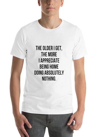 Funny Doing Nothing Graphic Tee