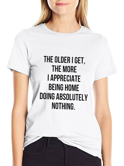 Funny Doing Nothing Graphic Tee