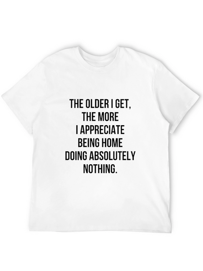 Funny Doing Nothing Graphic Tee