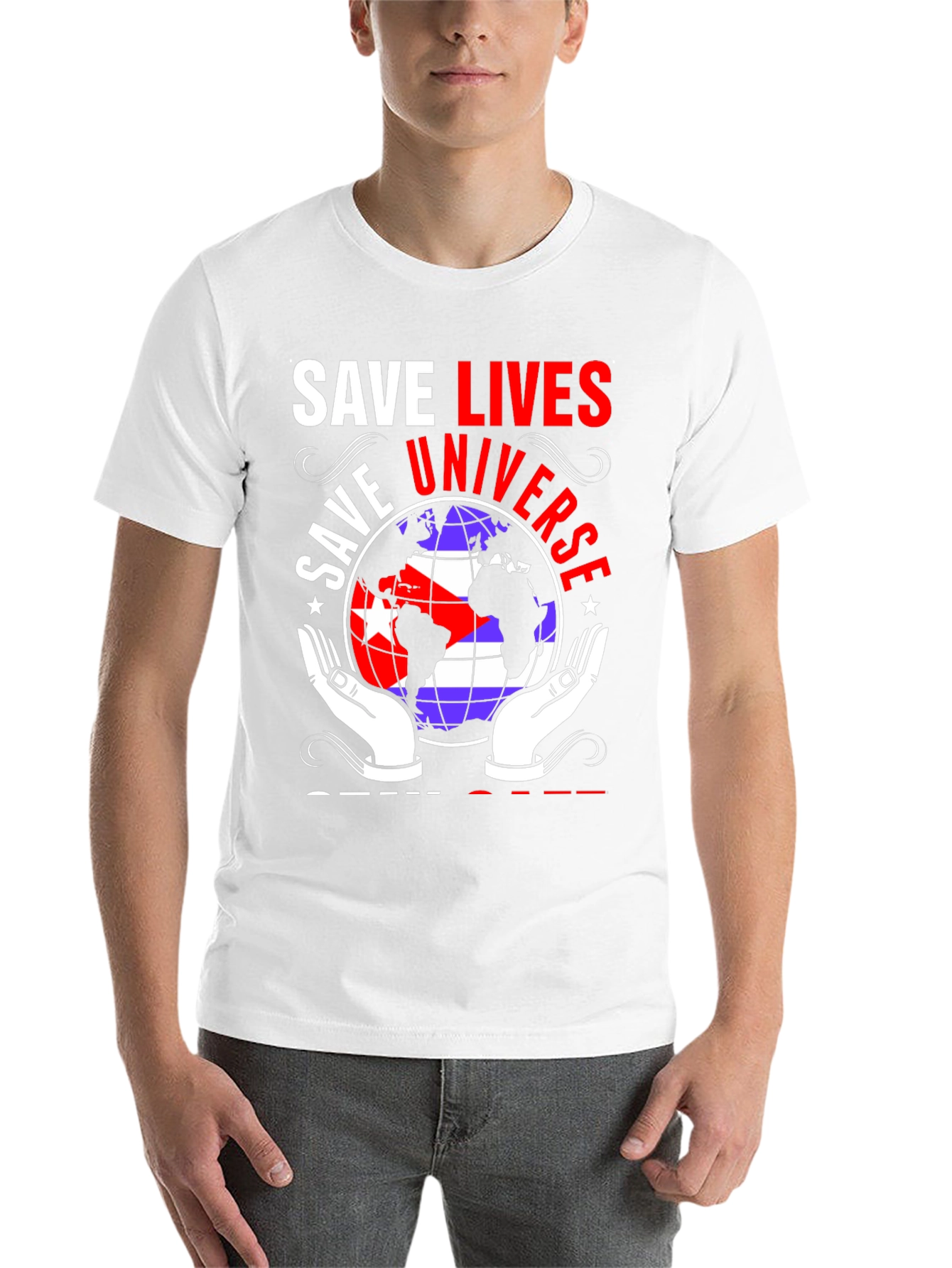 Save Lives Universe Graphic Tee