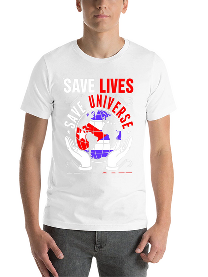 Save Lives Universe Graphic Tee