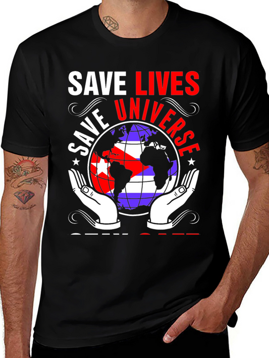 Save Lives Universe Graphic Tee