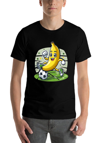 Funny Banana Soccer Player T-Shirt