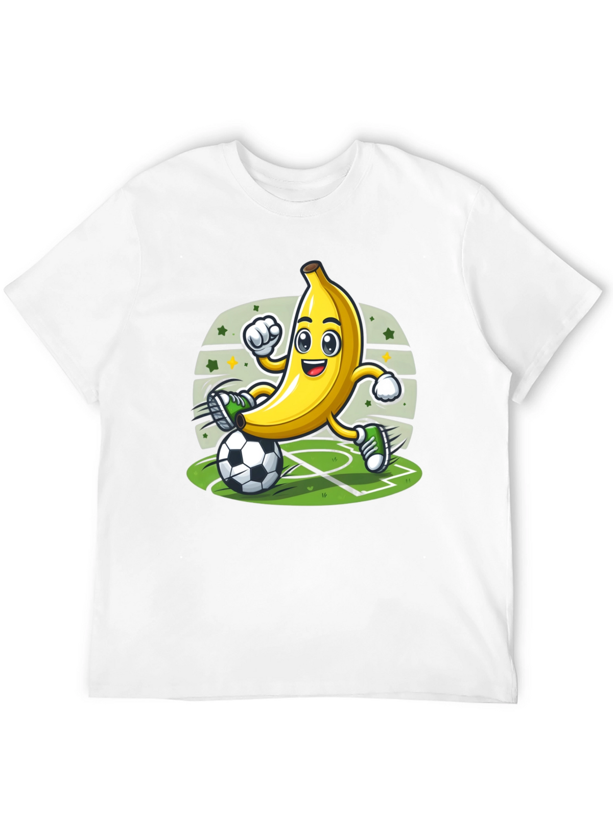 Funny Banana Soccer Player T-Shirt