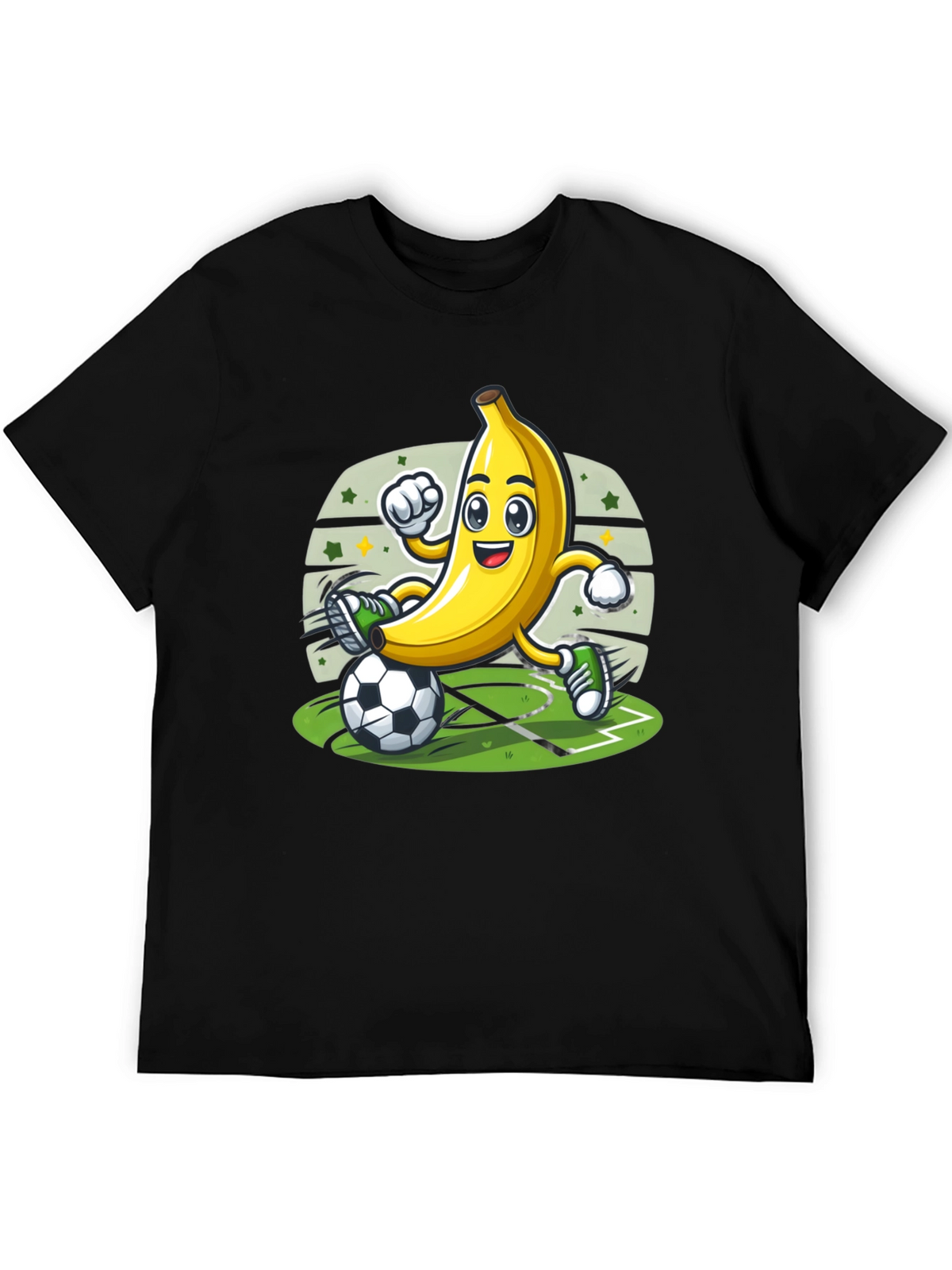 Funny Banana Soccer Player T-Shirt