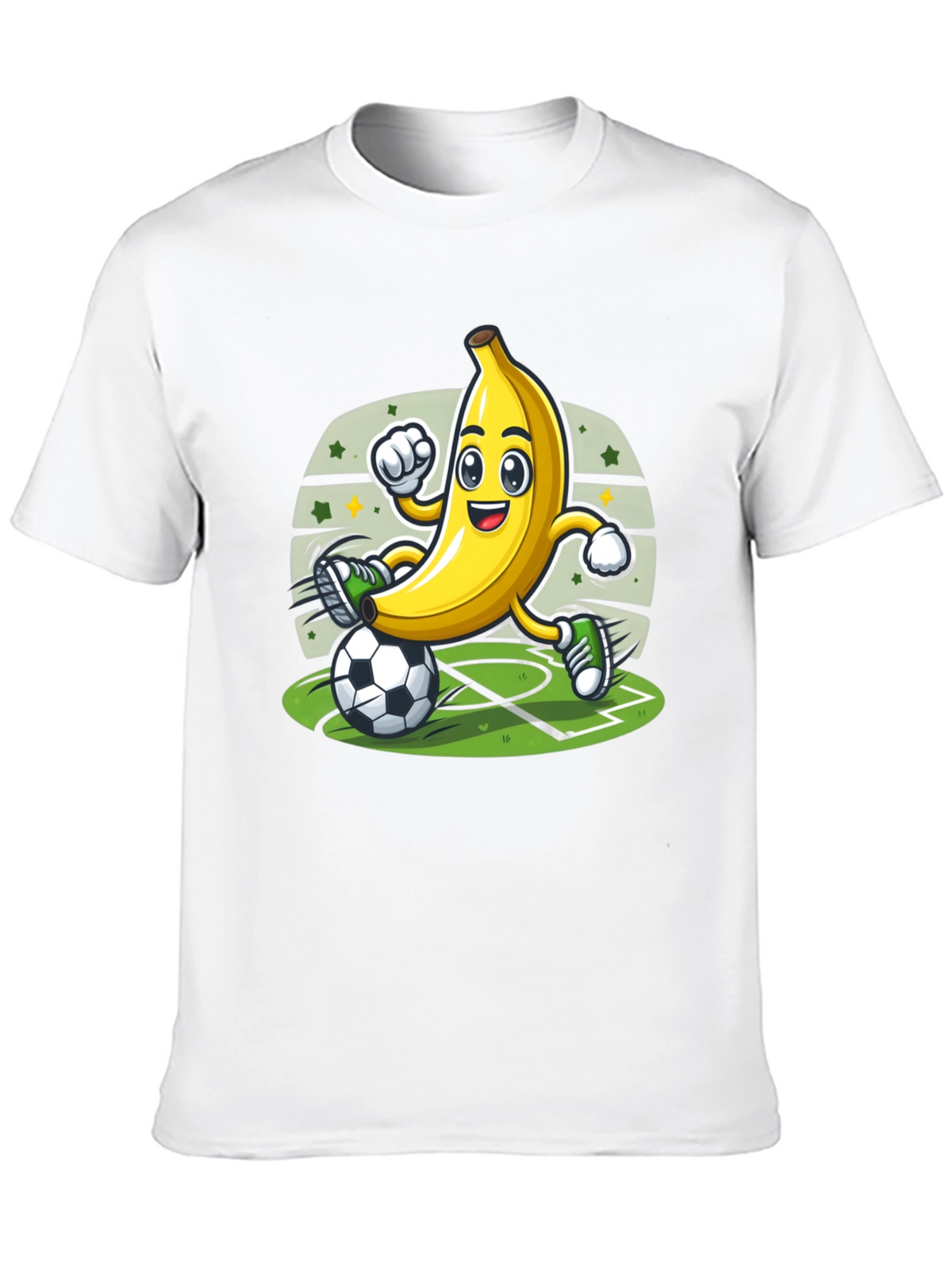 Funny Banana Soccer Player T-Shirt