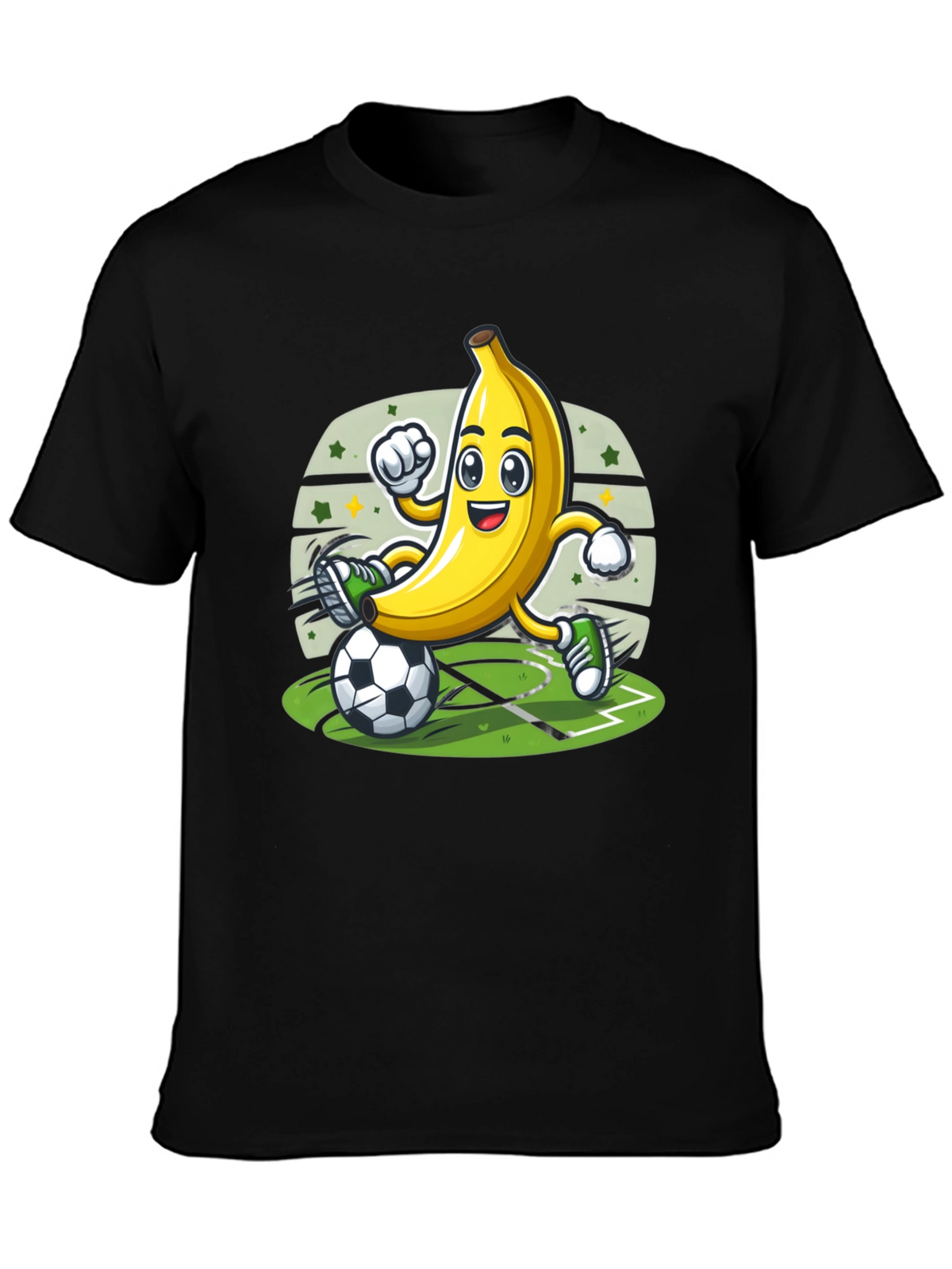 Funny Banana Soccer Player T-Shirt