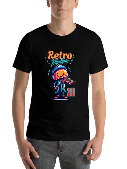 Retro Rhythms Jellyfish Musician Tee