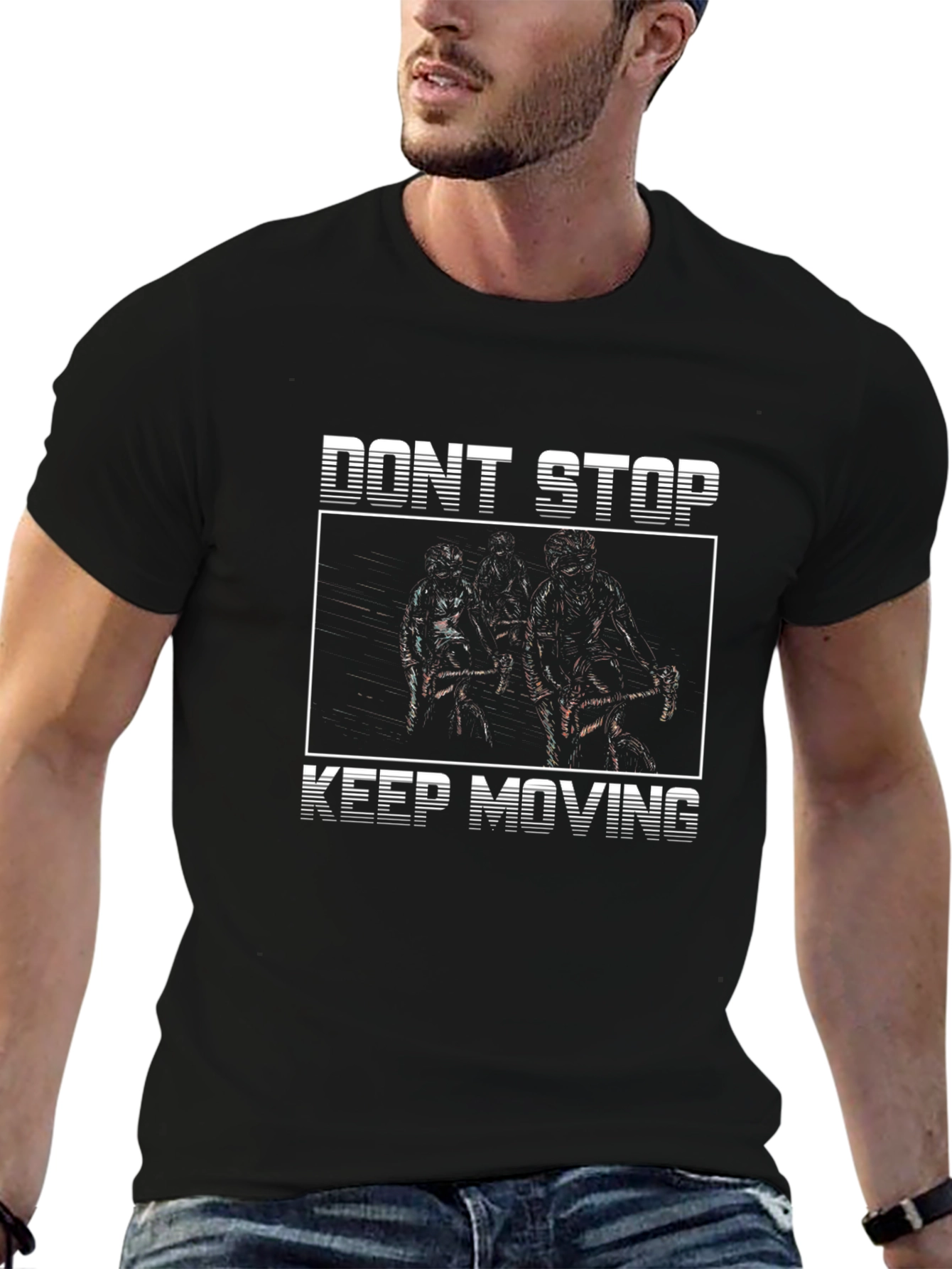 Dont Stop Keep Moving Graphic Tee