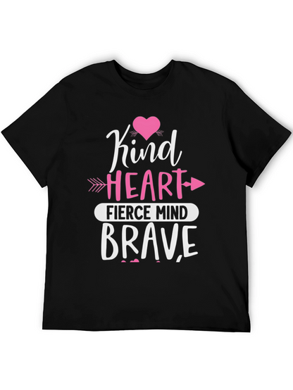 Kind Heart Fierce Mind Brave Graphic Tee