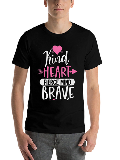 Kind Heart Fierce Mind Brave Graphic Tee