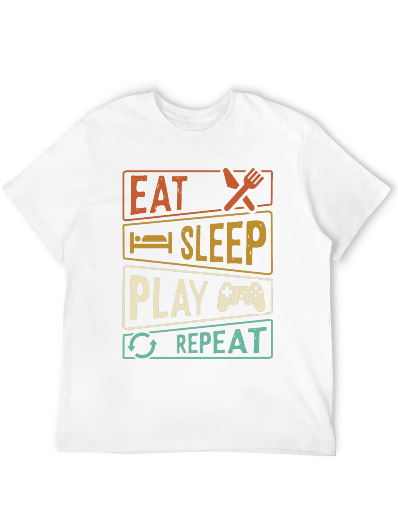 Eat Sleep Play Repeat Gamer T-Shirt