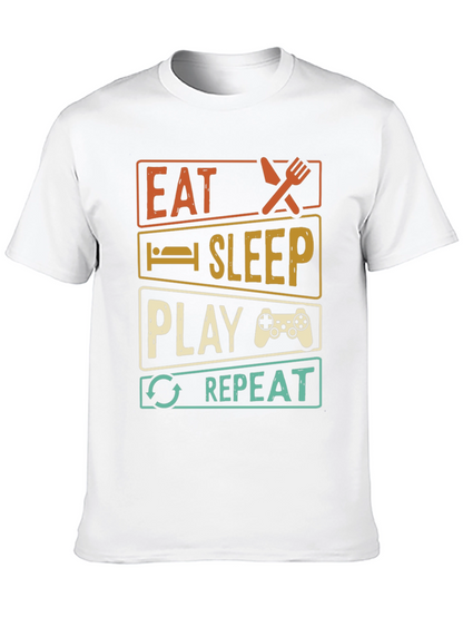 Eat Sleep Play Repeat Gamer T-Shirt
