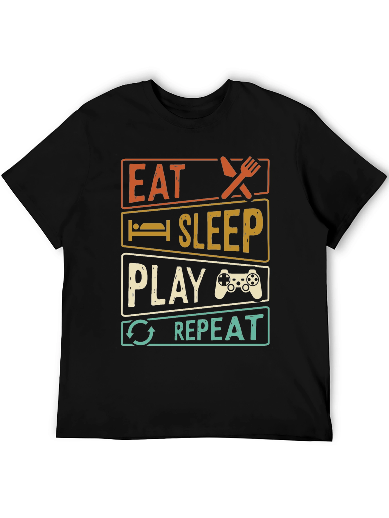 Eat Sleep Play Repeat Gamer T-Shirt