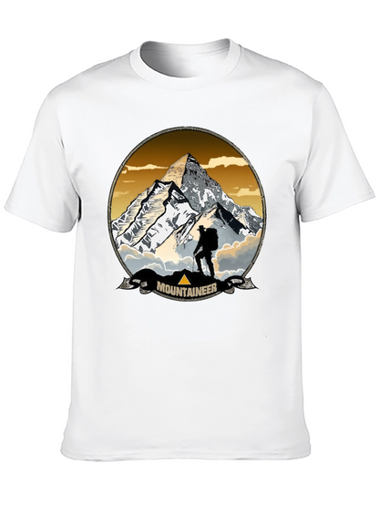 Mountaineer Graphic Print Crew Neck T-Shirt