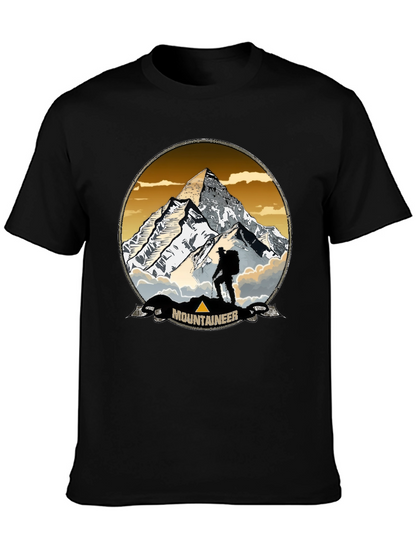 Mountaineer Graphic Print Crew Neck T-Shirt