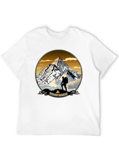 Mountaineer Graphic Print Crew Neck T-Shirt