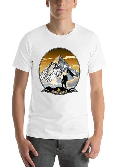 Mountaineer Graphic Print Crew Neck T-Shirt