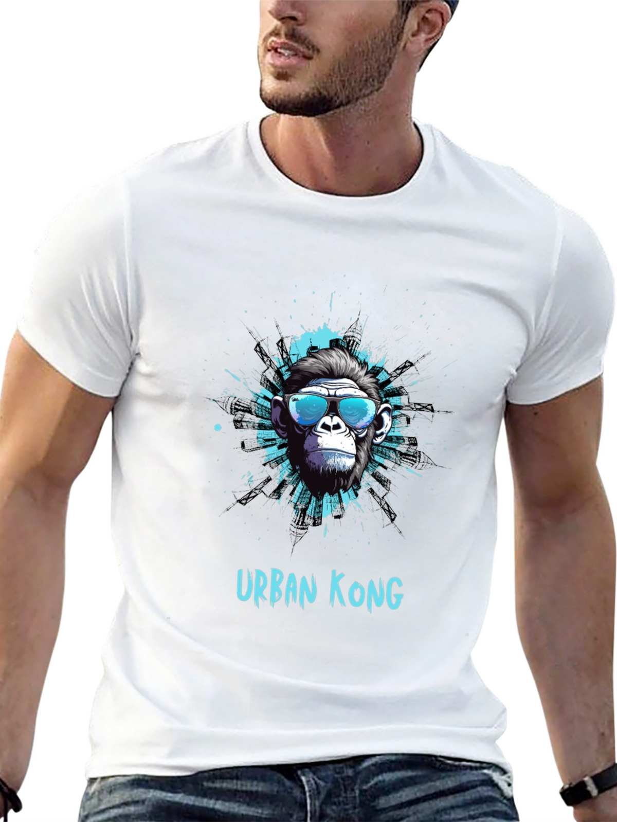 Urban Kong Graphic Tee - Cool Ape Design