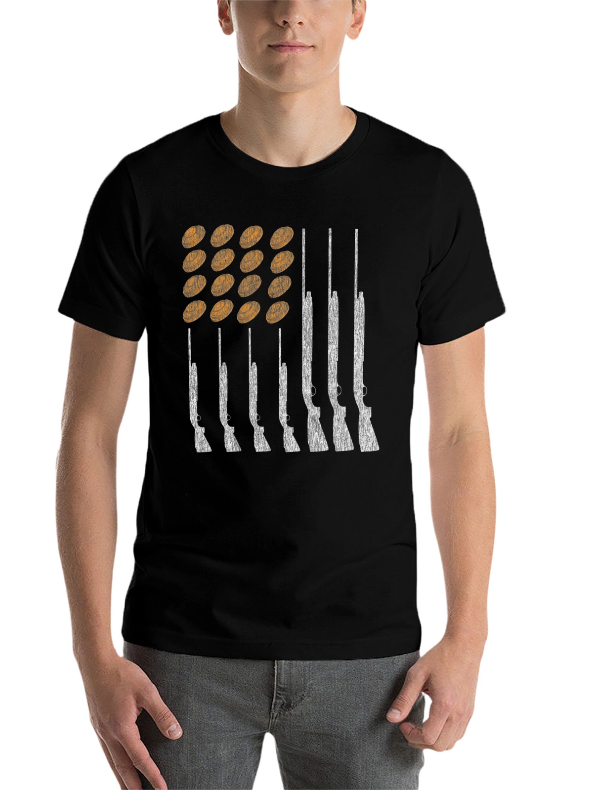 American Flag Shotgun T-Shirt