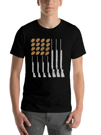 American Flag Shotgun T-Shirt