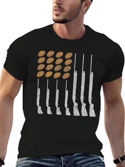 American Flag Shotgun T-Shirt