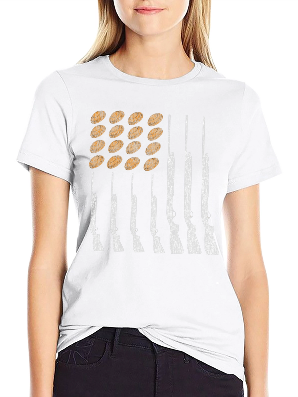 American Flag Shotgun T-Shirt