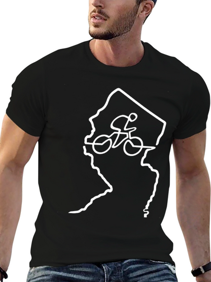 New Jersey Biker T-Shirt - Black