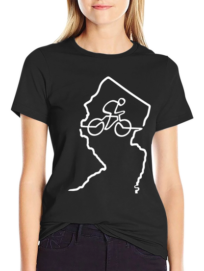 New Jersey Biker T-Shirt - Black