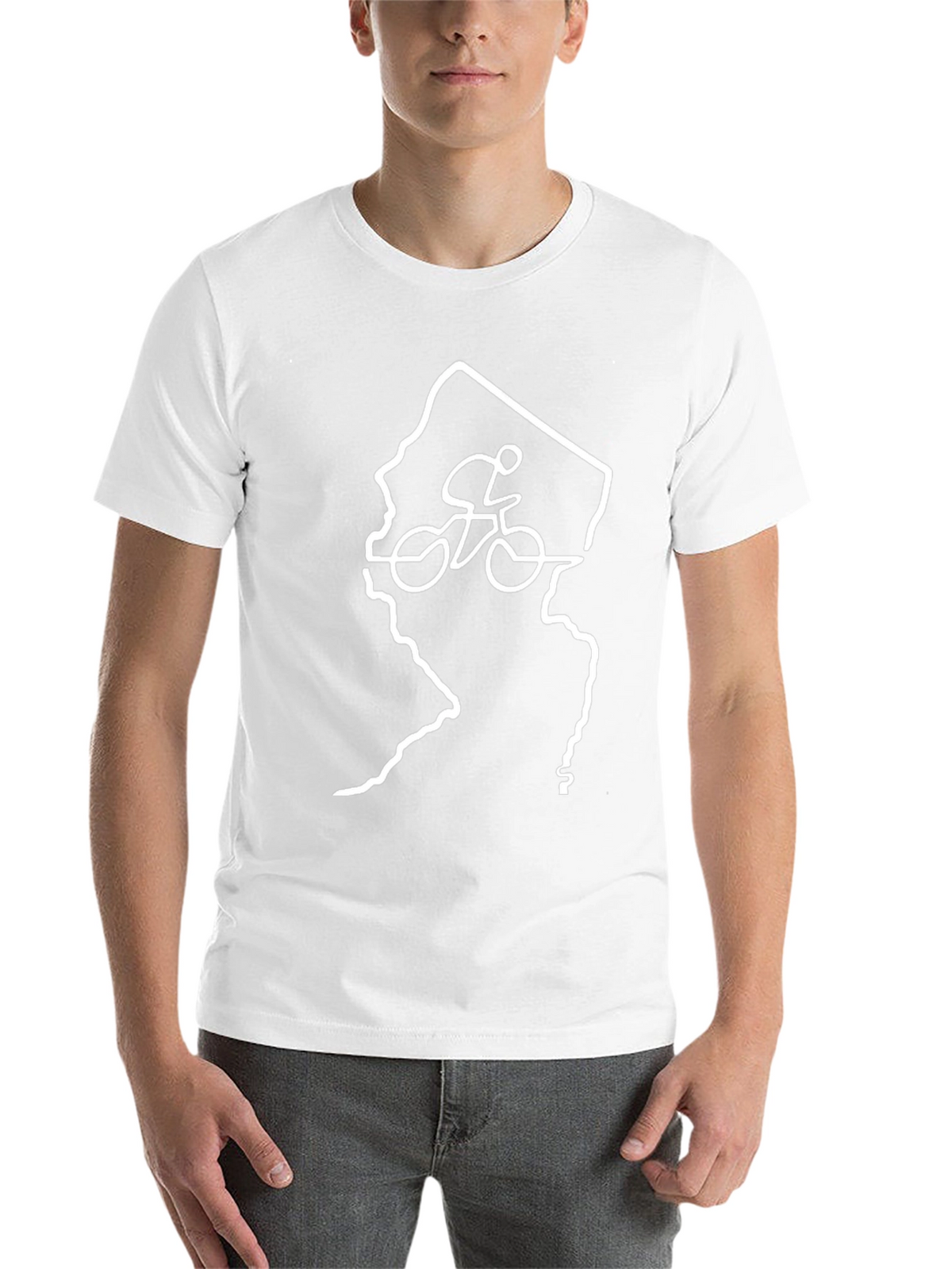 New Jersey Biker T-Shirt - Black