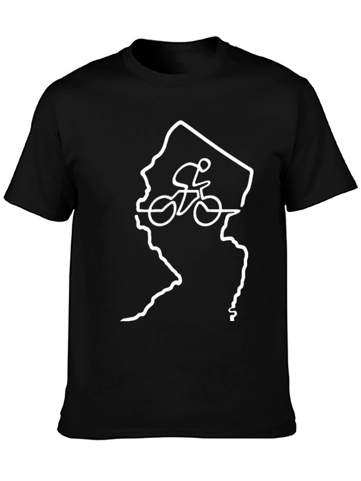 New Jersey Biker T-Shirt - Black