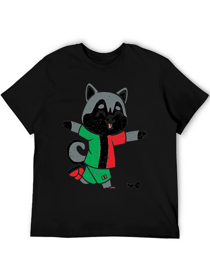 Raccoon Soccer T-Shirt - Fun Sports Tee