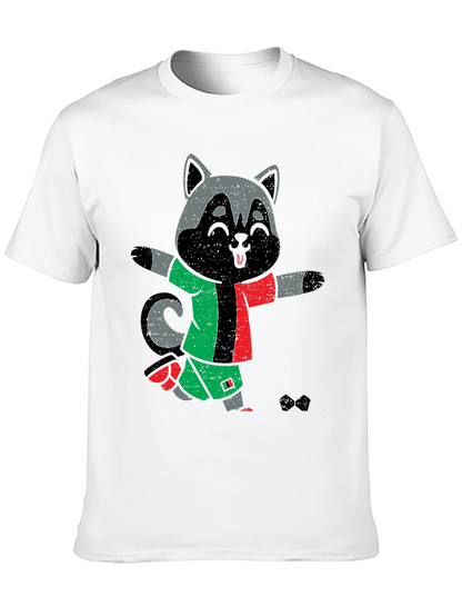 Raccoon Soccer T-Shirt - Fun Sports Tee