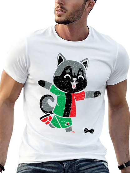 Raccoon Soccer T-Shirt - Fun Sports Tee