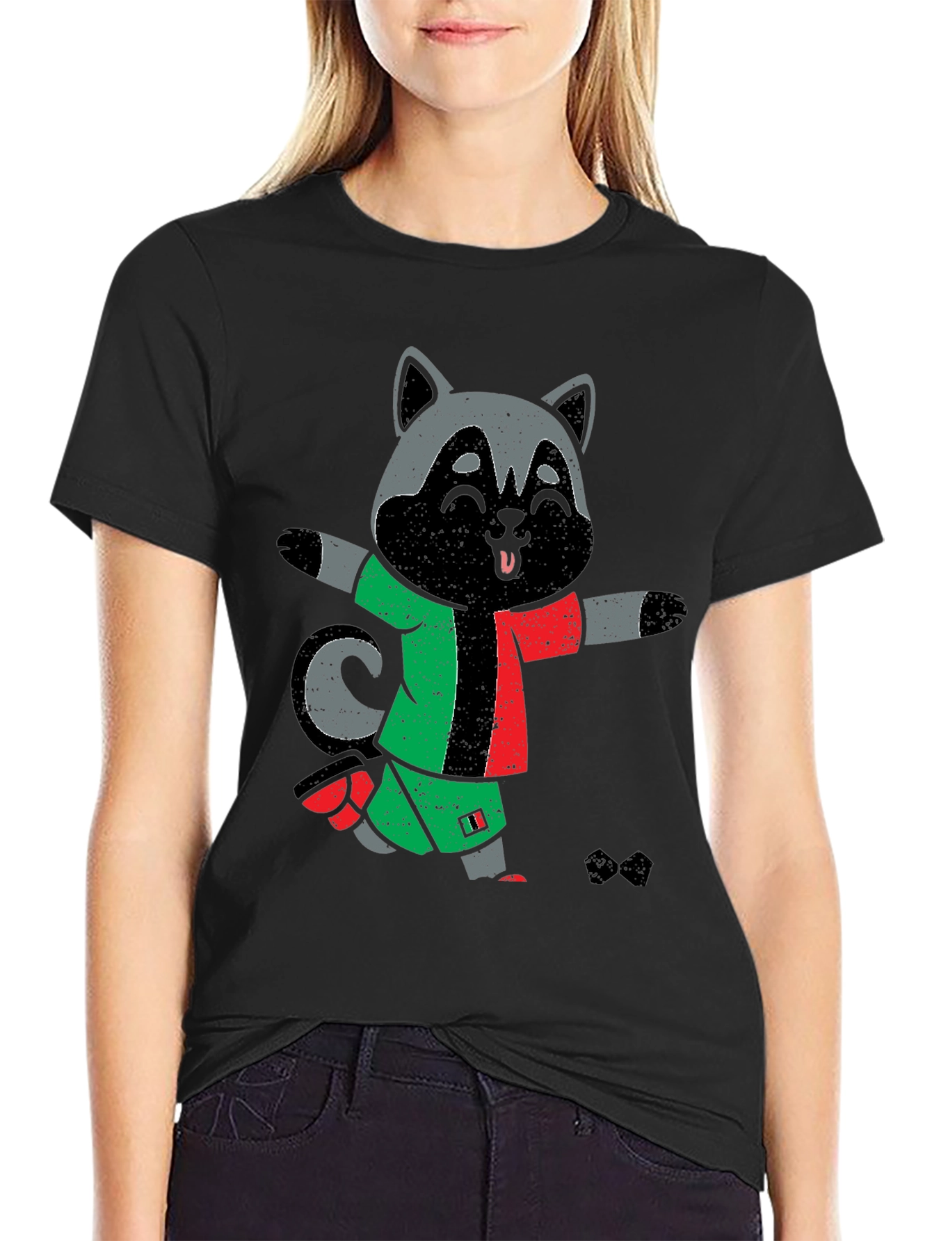 Raccoon Soccer T-Shirt - Fun Sports Tee