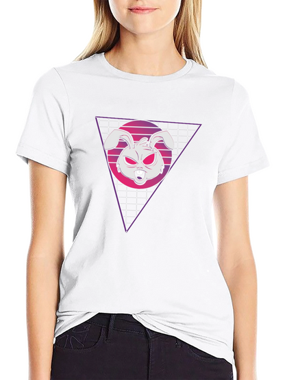 Retro Rabbit Graphic T-Shirt - Black