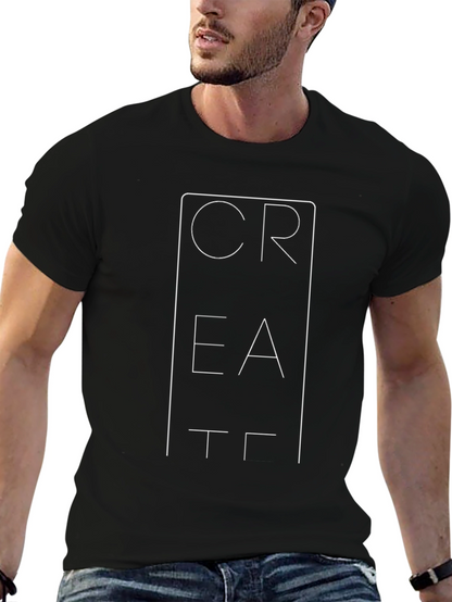 Create Graphic Tee - Modern Minimalist Design