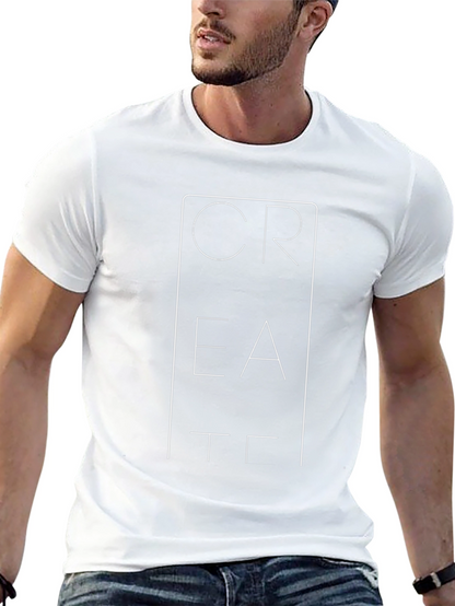 Create Graphic Tee - Modern Minimalist Design