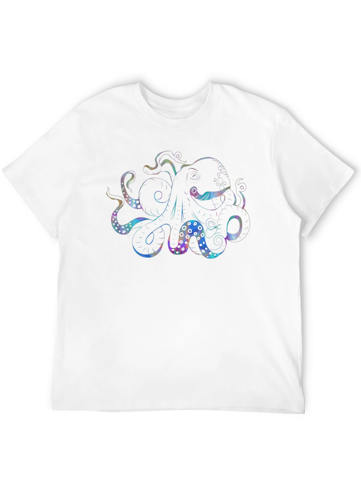 Octopus Graphic Black T-Shirt - Mens Casual Tee