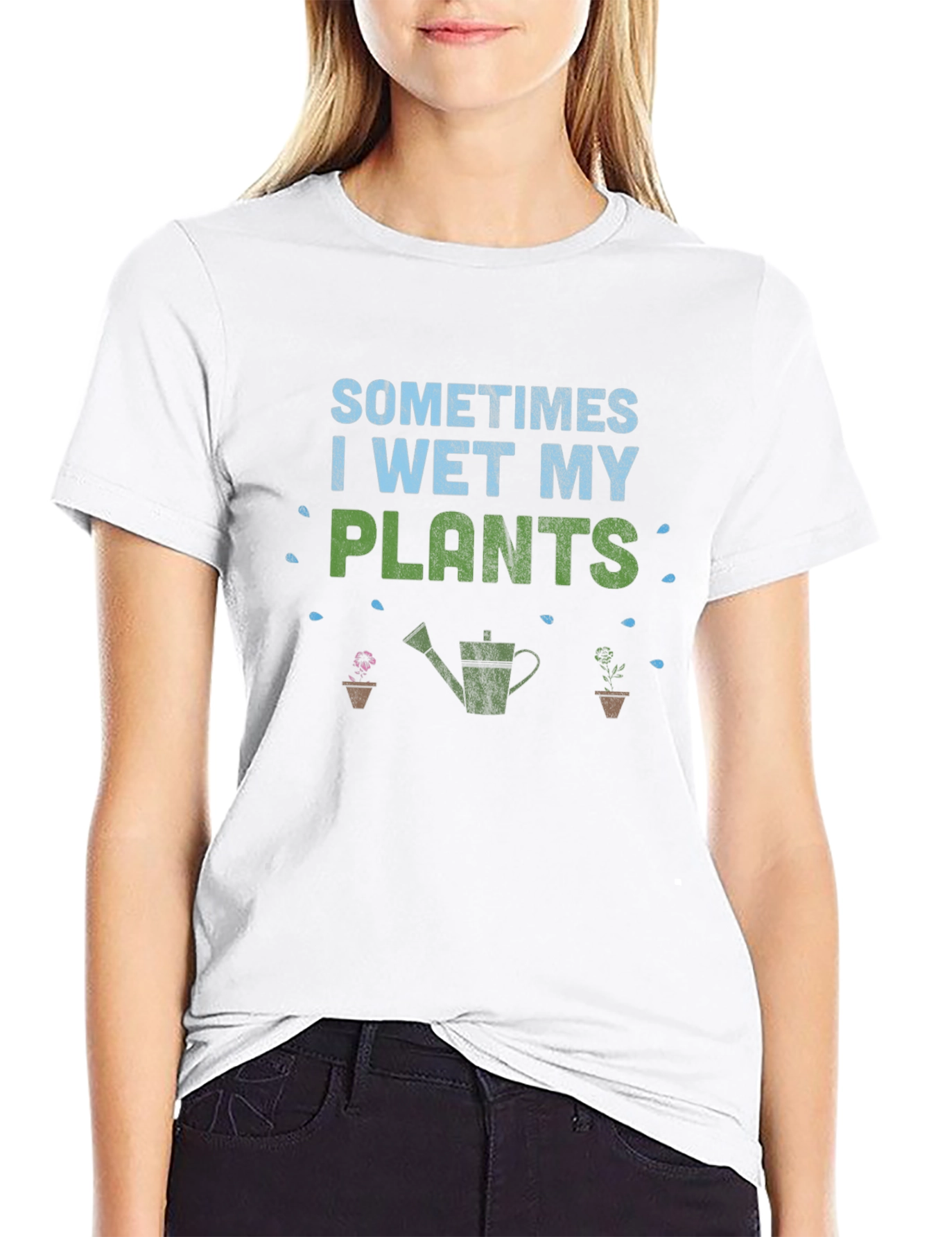 Funny Gardener T-Shirt - I Wet My Plants
