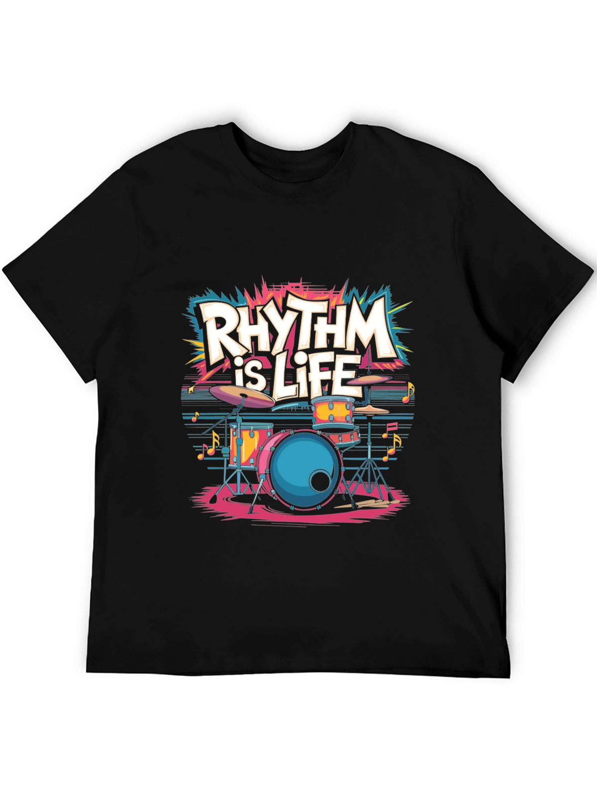 Rhythm is Life T-Shirt - Music Lover Tee
