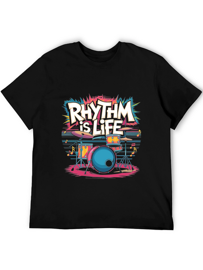 Rhythm is Life T-Shirt - Music Lover Tee