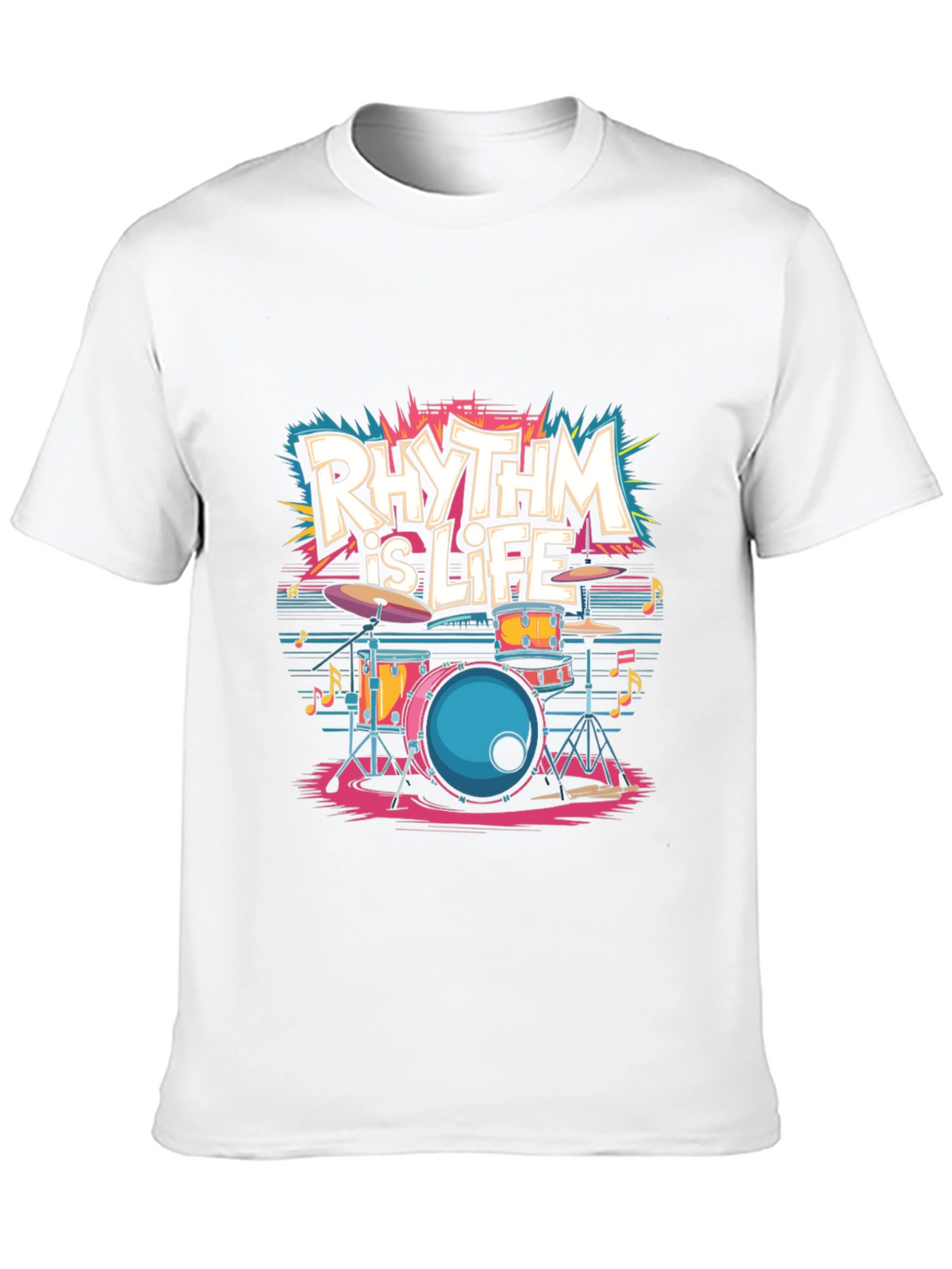 Rhythm is Life T-Shirt - Music Lover Tee