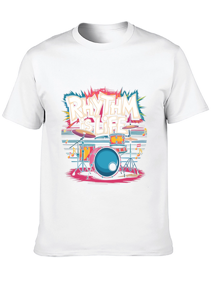 Rhythm is Life T-Shirt - Music Lover Tee