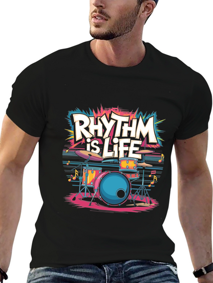 Rhythm is Life T-Shirt - Music Lover Tee