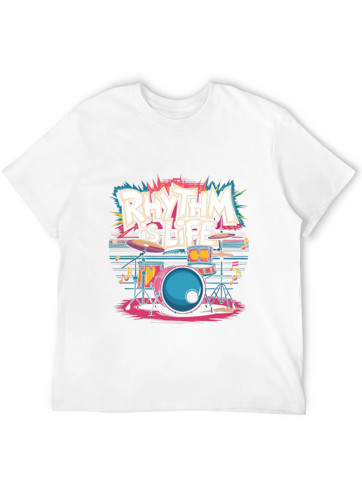 Rhythm is Life T-Shirt - Music Lover Tee