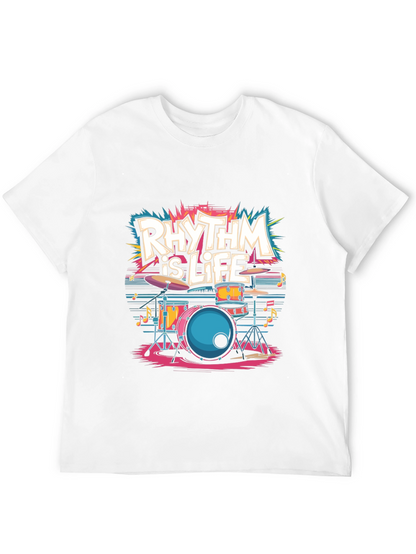Rhythm is Life T-Shirt - Music Lover Tee