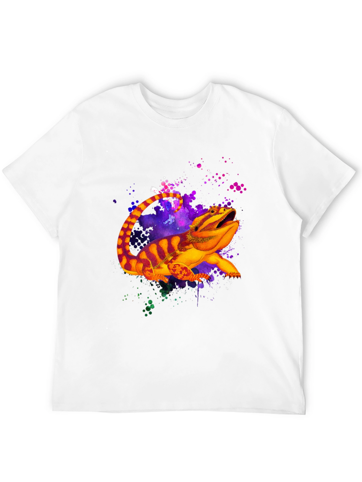 Bearded Dragon Graphic Tee - Black