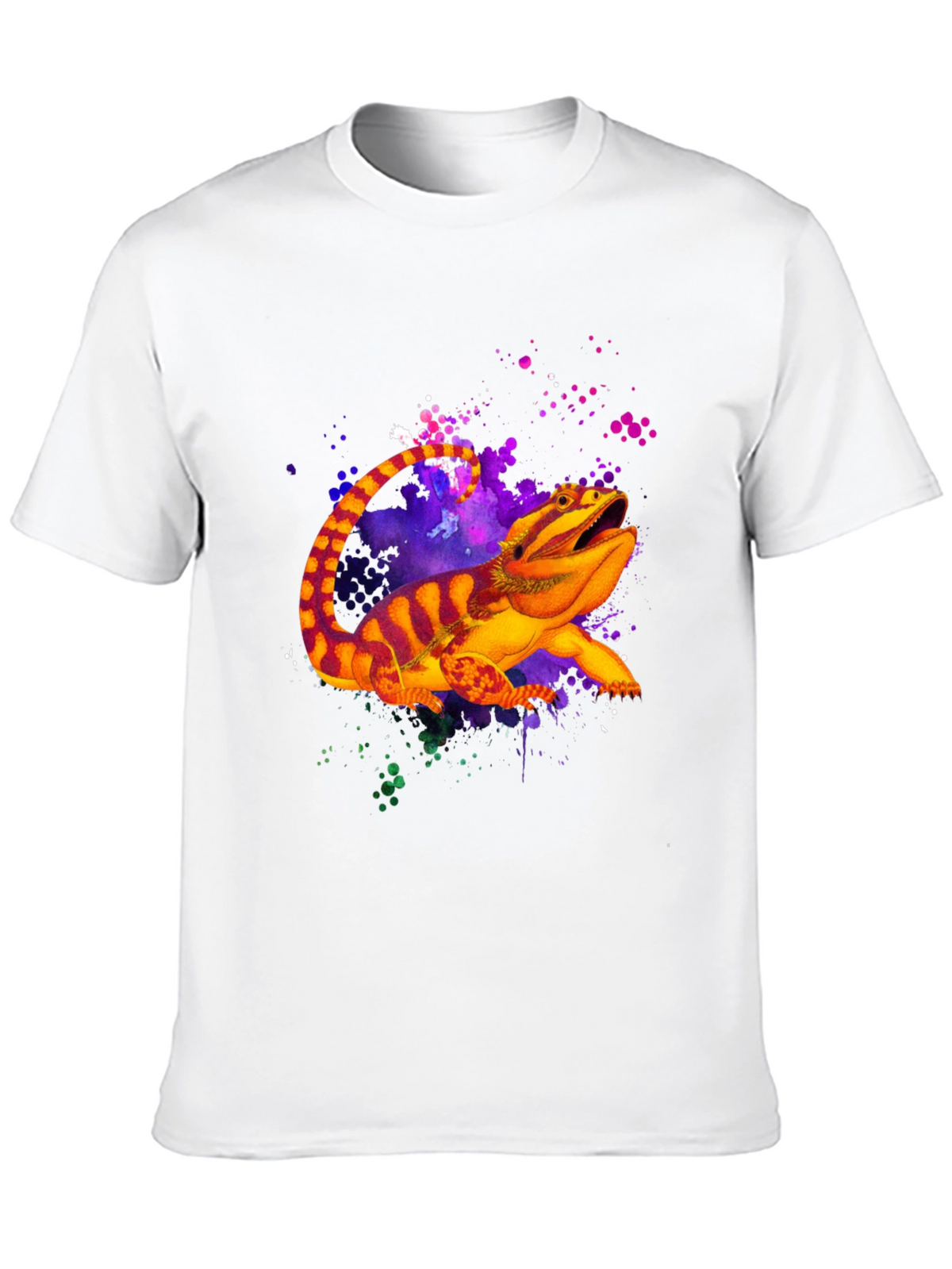 Bearded Dragon Graphic Tee - Black